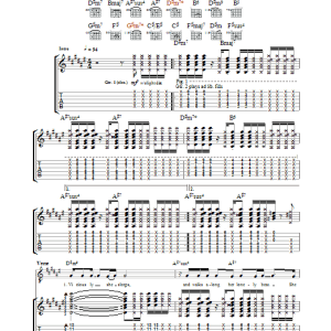The Kooks Matchbox Musik Noten - Guitar Tab - 35610-0