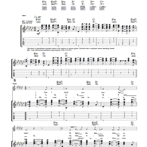 The Kooks One Last Time Musik Noten - Guitar Tab - 42386-0