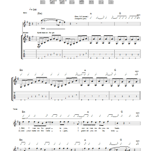 The Kooks Runaway Musik Noten - Guitar Tab - 111396-0