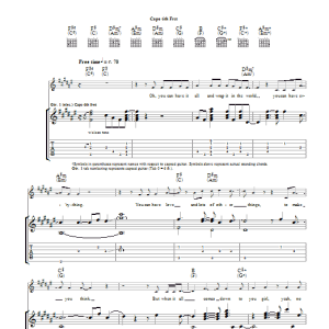 The Kooks See The Sun Musik Noten - Guitar Tab - 42377-0