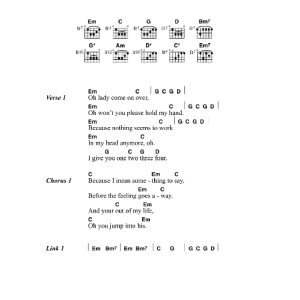 The Kooks Something To Say Musik Noten - Guitar Chords/Lyrics - 44123-0