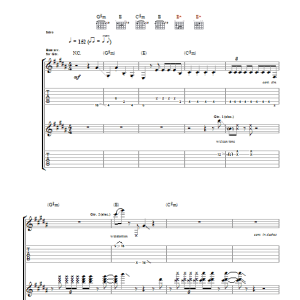 The Kooks Stormy Weather Musik Noten - Guitar Tab - 42383-0