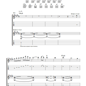 The Kooks Time Above The Earth Musik Noten - Guitar Tab - 111398-0