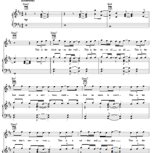 The Last Goodnight Pictures Of You Musik Noten - Piano, Vocal & Guitar Chords - 63082-0