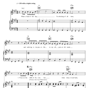 The Levellers What A Beautiful Day Musik Noten - Piano, Vocal & Guitar Chords - 17588-0