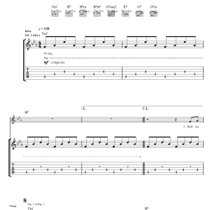 The Living End No Way Out Musik Noten - Guitar Tab - 38838-0