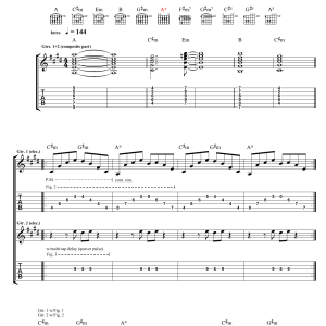 The Living End One Step Behind Musik Noten - Guitar Tab - 38850-0