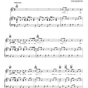 The Lovin' Spoonful Darling, Be Home Soon Musik Noten - Piano, Vocal & Guitar Chords - 54126-0
