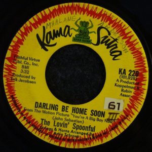 The Lovin' Spoonful Darling, Be Home Soon Musik Noten - Piano, Vocal & Guitar Chords - 54126-thumbnail