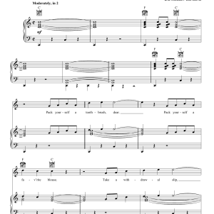 The Lumineers Sleep On The Floor Musik Noten - Piano, Vocal & Guitar Chords - 173127-0