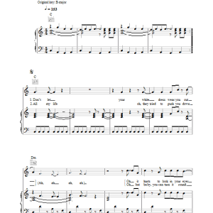 The Magic Numbers Love Me Like You Musik Noten - Piano, Vocal & Guitar Chords - 33236-0