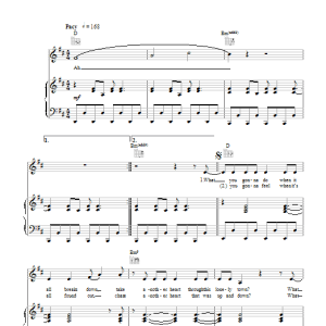 The Magic Numbers Take A Chance Musik Noten - Piano, Vocal & Guitar Chords - 40182-0