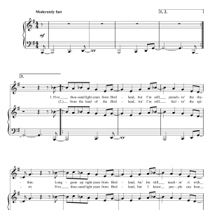 The Manhattan Transfer Birdland Musik Noten - Piano, Vocal & Guitar Chords - 122981-0