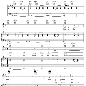 The Martins For The Love Musik Noten - Piano, Vocal & Guitar Chords - 30165-0