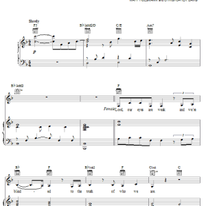 The Martins You Are Holy Musik Noten - Piano, Vocal & Guitar Chords - 21747-0
