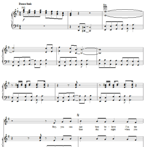 The Mary Jane Girls In My House Musik Noten - Piano, Vocal & Guitar Chords - 59404-0
