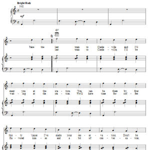 The Monkees Last Train To Clarksville Musik Noten - Piano, Vocal & Guitar Chords - 18276-0
