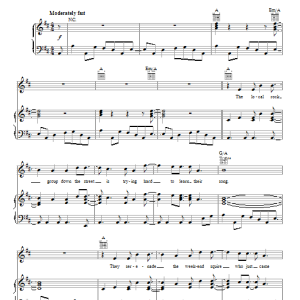 The Monkees Pleasant Valley Sunday Musik Noten - Piano, Vocal & Guitar Chords - 71087-0