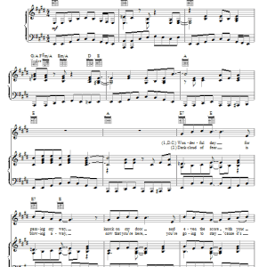 The Moody Blues Lovely To See You Musik Noten - Piano, Vocal & Guitar Chords - 75087-0