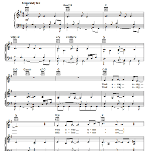 The Moody Blues Never Comes The Day Musik Noten - Piano, Vocal & Guitar Chords - 75088-0