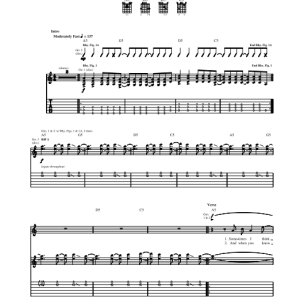 The Offspring Amazed Musik Noten - Guitar Tab - 68859-0