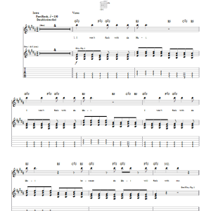 The Offspring Da Hui Musik Noten - Guitar Tab - 65309-0