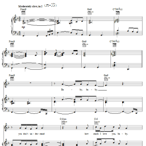 The Originals Baby I'm For Real Musik Noten - Piano, Vocal & Guitar Chords - 57374-0