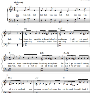 The Partridge Family I Think I Love You Musik Noten - Easy Piano - 64618-0