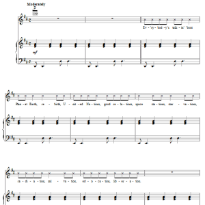 The Peace Choir Give Peace A Chance Musik Noten - Piano, Vocal & Guitar Chords - 51997-0