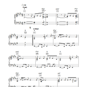 The Pet Shop Boys The Night I Fell In Love Musik Noten - Piano, Vocal & Guitar Chords - 26708-0