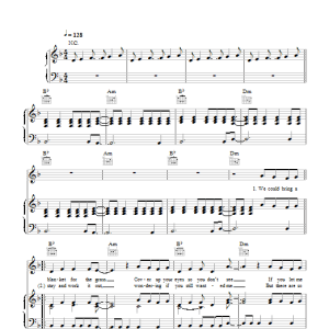 The Pierces You'll Be Mine Musik Noten - Piano, Vocal & Guitar Chords - 107580-0