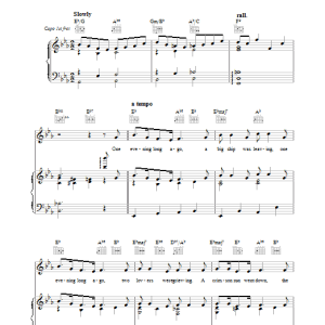 The Platters Harbour Lights Musik Noten - Piano, Vocal & Guitar Chords - 37432-0
