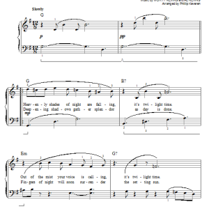 The Platters Twilight Time (arr. Phillip Keveren) Musik Noten - Easy Piano - 73731-0