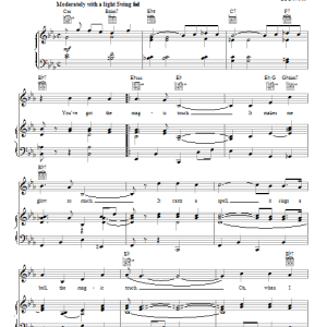 The Platters (You've Got) The Magic Touch Musik Noten - Guitar Chords/Lyrics - 84437-0