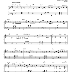The Police Every Breath You Take [Jazz version] (arr. Brent Edstrom) Musik Noten - Piano Solo - 169366-0