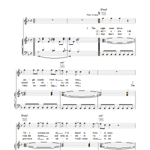 The Police Omegaman Musik Noten - Piano, Vocal & Guitar Chords - 34345-0