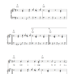 The Police One World (Not Three) Musik Noten - Piano, Vocal & Guitar Chords - 35201-0
