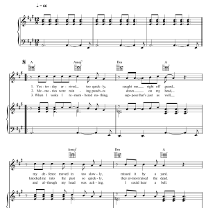 The Proclaimers A Long Long Long Time Ago Musik Noten - Piano, Vocal & Guitar Chords - 46852-0