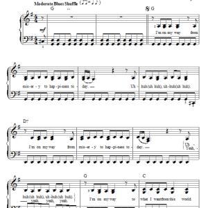 The Proclaimers I'm On My Way Musik Noten - Easy Piano - 91256-0