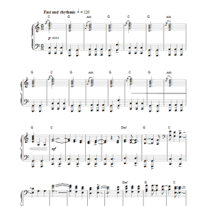 The Proclaimers Letter From America Musik Noten - Piano Solo - 32558-0