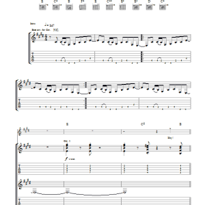 The Raconteurs Attention Musik Noten - Guitar Tab - 42387-0