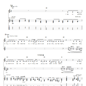 The Raconteurs Call It A Day Musik Noten - Guitar Tab - 57997-0