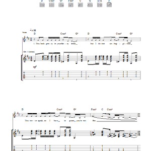 The Raconteurs Old Enough Musik Noten - Guitar Tab - 42406-0
