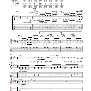 The Rasmus First Day Of My Life Musik Noten - Guitar Tab - 28946-0