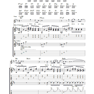 The Rasmus If You Ever Musik Noten - Guitar Tab - 28949-0