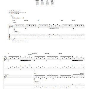 The Red Jumpsuit Apparatus Cat And Mouse Musik Noten - Guitar Tab - 59614-0
