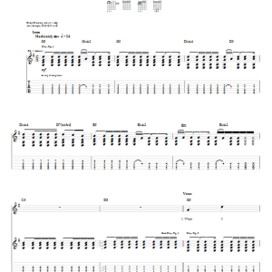 The Red Jumpsuit Apparatus Your Guardian Angel Musik Noten - Guitar Tab - 59615-0