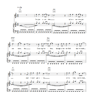 The Risk Missiles Musik Noten - Piano, Vocal & Guitar Chords - 115783-0
