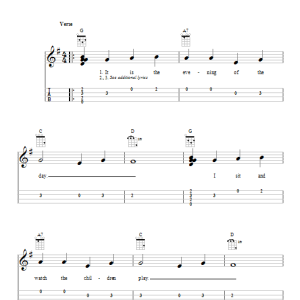 The Rolling Stones As Tears Go By Musik Noten - Easy Ukulele Tab - 99462-0