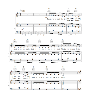 The Scaffold Thank U Very Much Musik Noten - Piano, Vocal & Guitar Chords - 33037-0